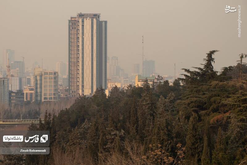 عکس/ هوای نفس گیرپایتخت