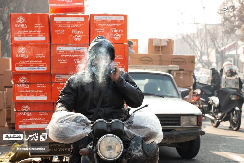 عکس/ هوای نفس گیرپایتخت