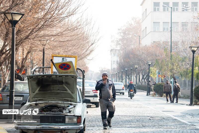 عکس/ هوای نفس گیرپایتخت