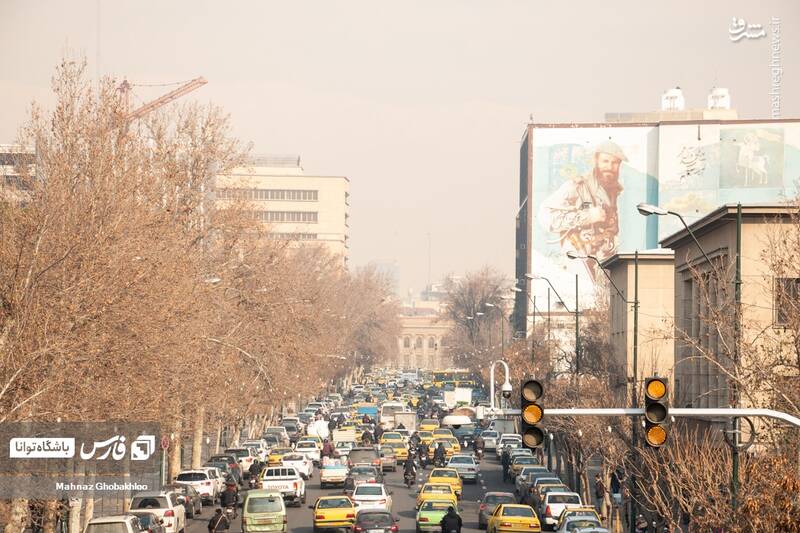 عکس/ هوای نفس گیرپایتخت