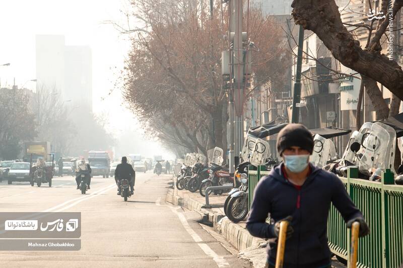 عکس/ هوای نفس گیرپایتخت