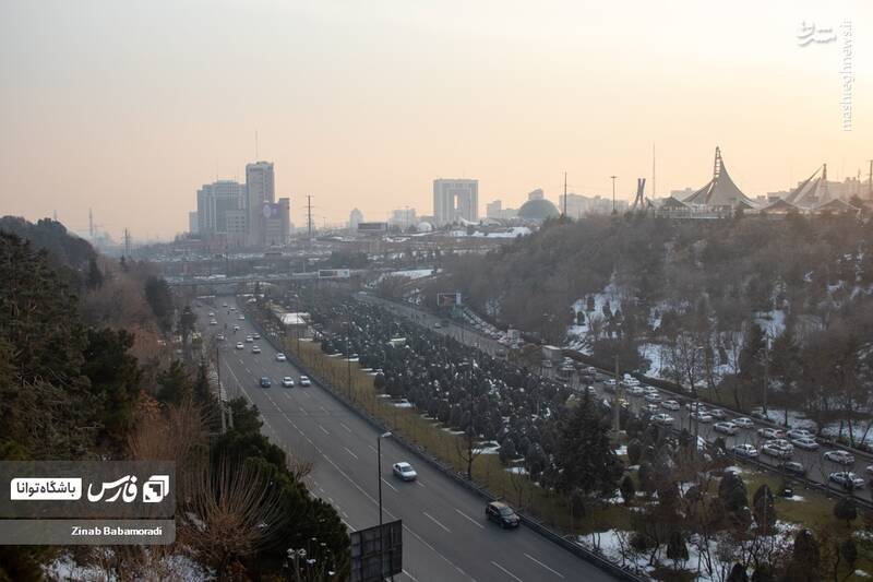عکس/ هوای نفس گیرپایتخت