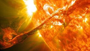 تاثیر طوفان خورشیدی بر زمین