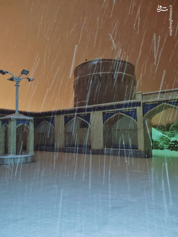 عکس/ یزد در روزهای برفی