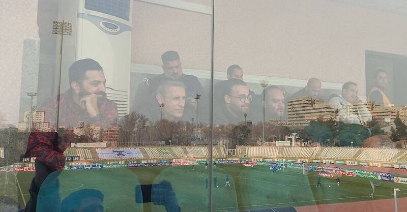 گلمحمدی تماشاگر بازی دو استقلالی +عکس