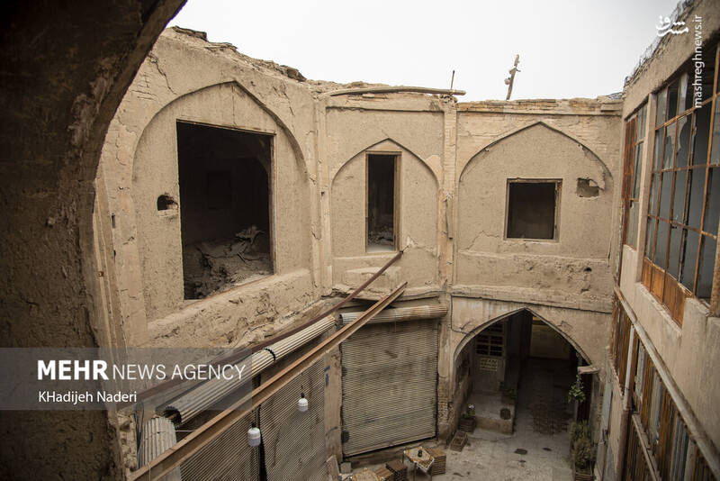 عکس/ سقف بازار قیصریه اصفهان ریخت!