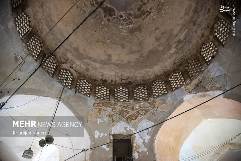 عکس/ سقف بازار قیصریه اصفهان ریخت!