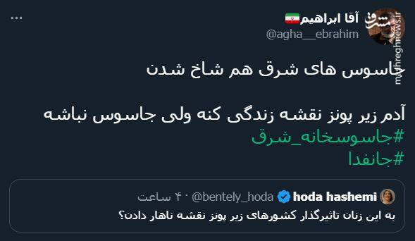 پاسخ کاربران به توئیت توهینآمیز خبرنگار شرق + عکس 24