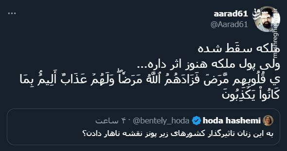 پاسخ کاربران به توئیت توهینآمیز خبرنگار شرق + عکس 22