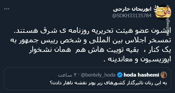 پاسخ کاربران به توئیت توهینآمیز خبرنگار شرق + عکس 19