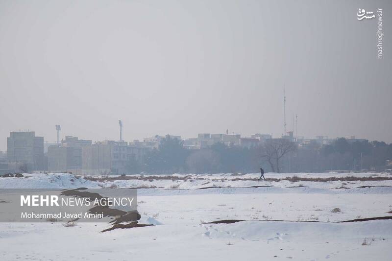 عکس/ آسمان قزوین در حصار آلودگیها