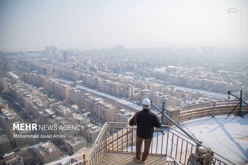عکس/ آسمان قزوین در حصار آلودگیها