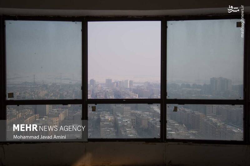 عکس/ آسمان قزوین در حصار آلودگیها
