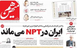 چهکسی میخواهد خاله نیکا شاکرمی را بخرد؟ / نماینده اتحادیه اروپا در تهران: از NPT خارج نشو!