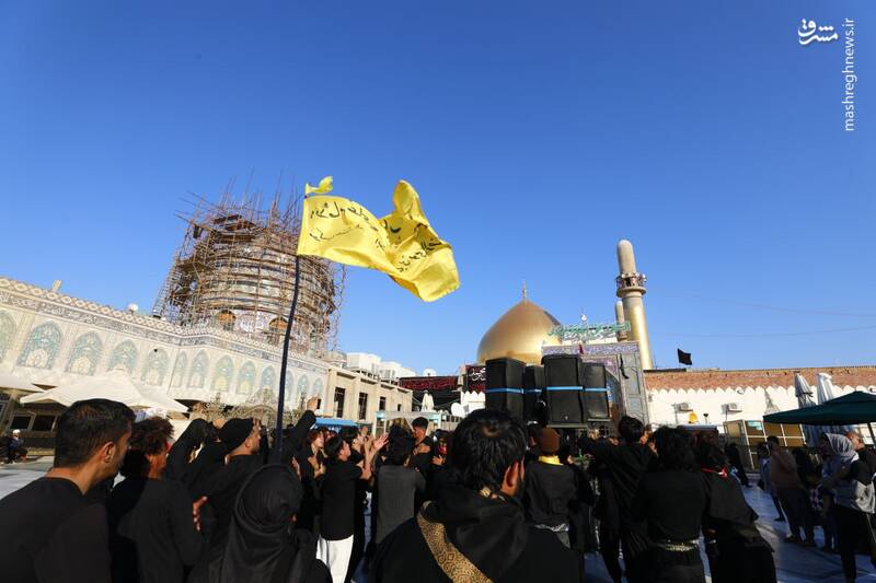 عکس/ دستههای عزاداری شب شهادت امام هادی(ع) در سامرا