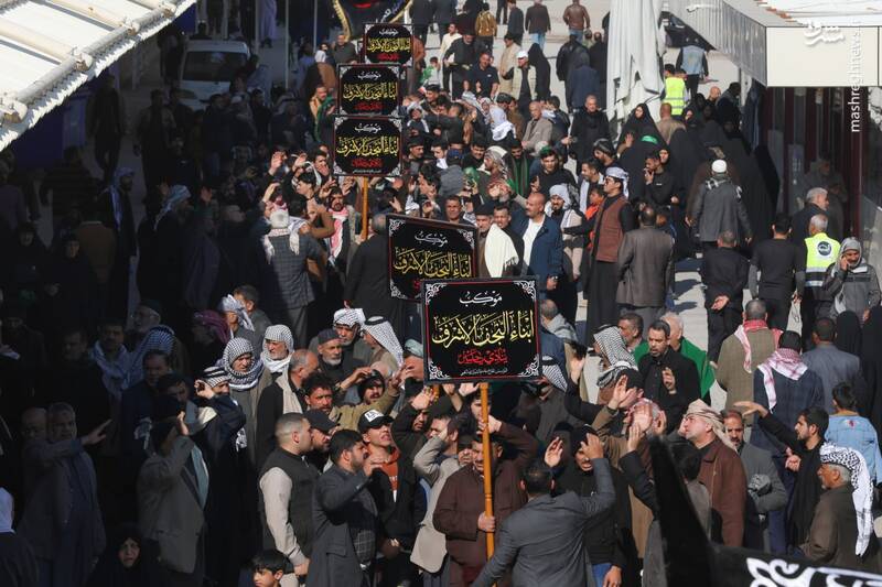 عکس/ دستههای عزاداری شب شهادت امام هادی(ع) در سامرا