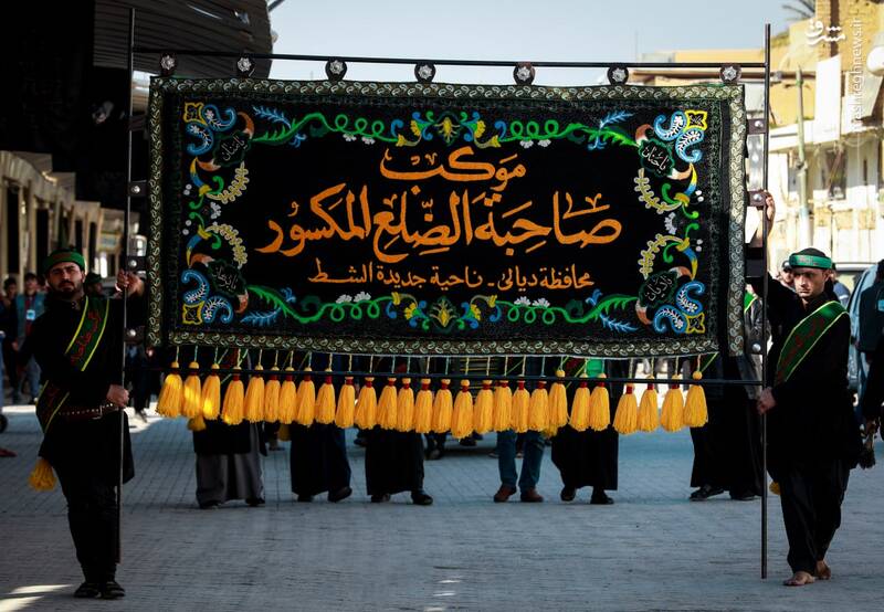 عکس/ دستههای عزاداری شب شهادت امام هادی(ع) در سامرا