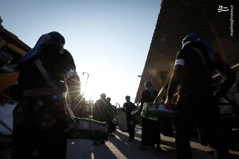 عکس/ عزاداری روز شهادت امام هادی(ع) در سامرا