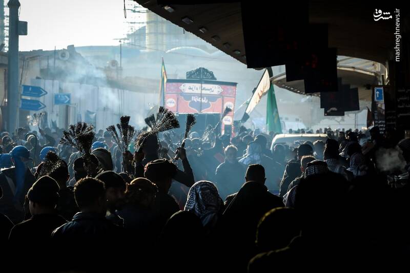 عکس/ عزاداری روز شهادت امام هادی(ع) در سامرا