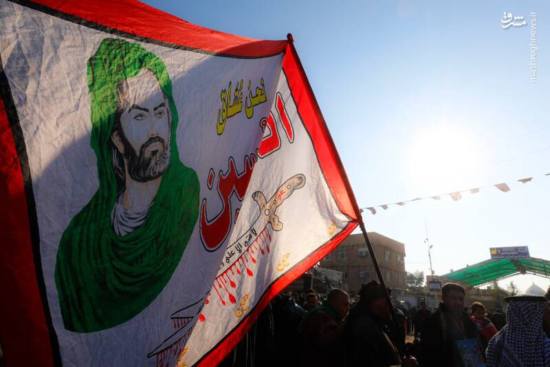 عکس/ عزاداری روز شهادت امام هادی(ع) در سامرا