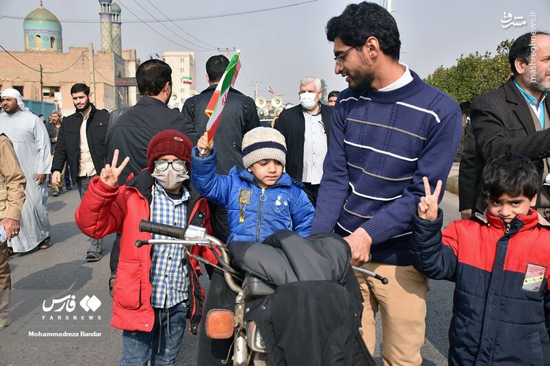 عکس/ راهپیمایی مردم اهواز در پی اهانت به قرآن