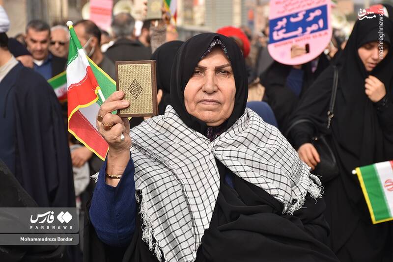 عکس/ راهپیمایی مردم اهواز در پی اهانت به قرآن