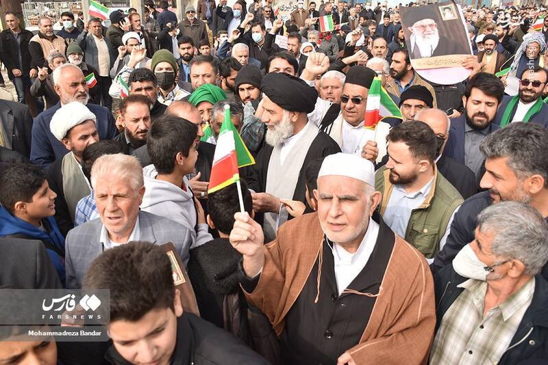 عکس/ راهپیمایی مردم اهواز در پی اهانت به قرآن