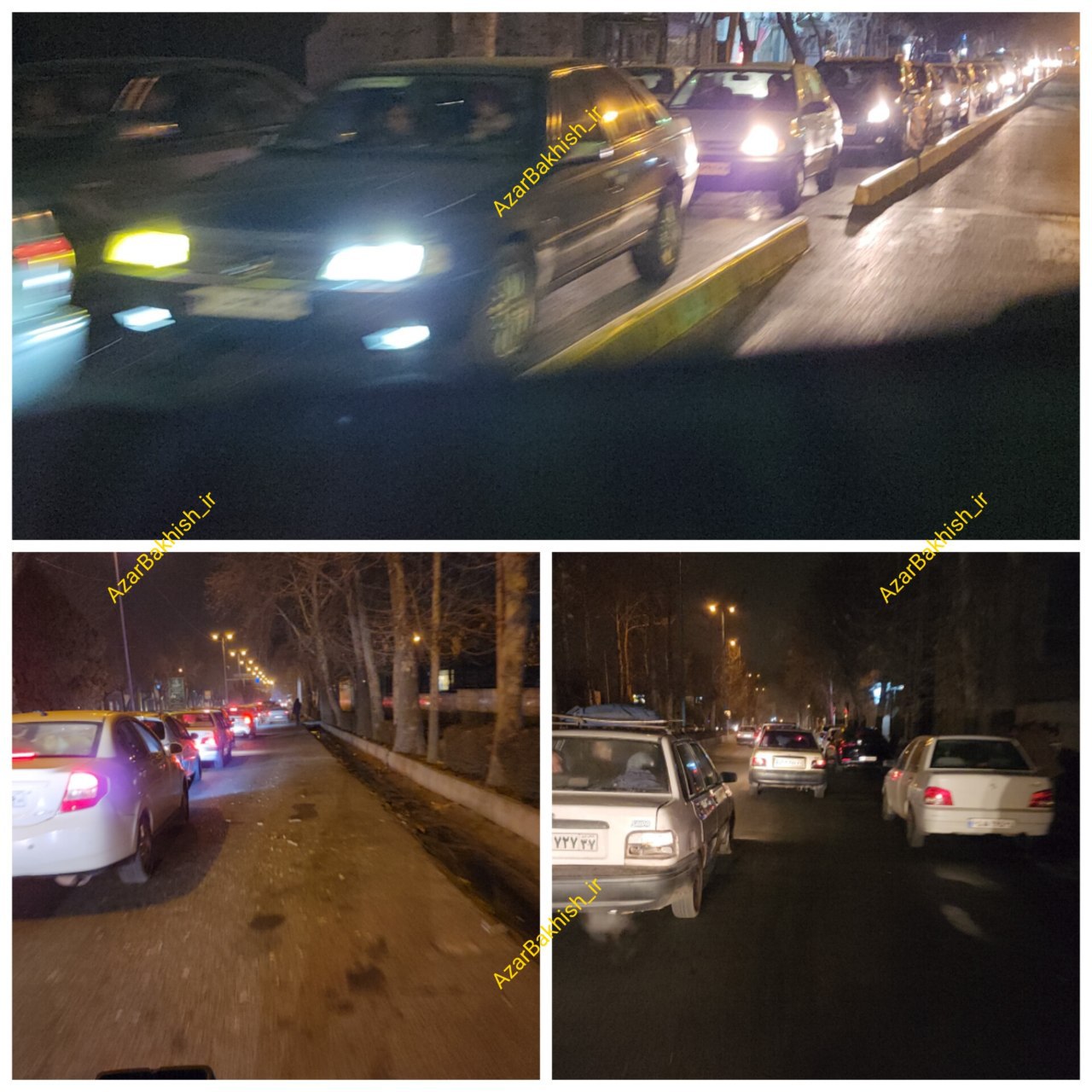 عکس/ خیابانهای خوی پس از زمین لرزه شدید