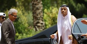 استقبال امیرعبداللهیان از همتای قطری در تهران + فیلم