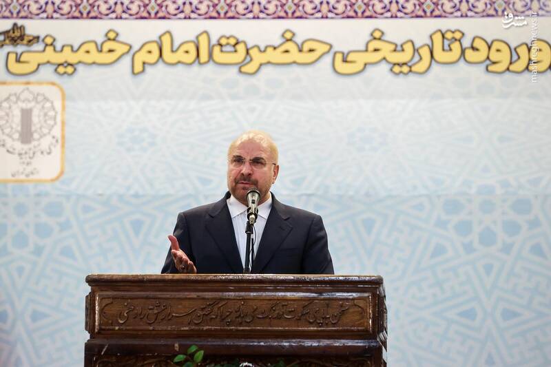 عکس/ سخنرانی قالیباف در مرقد امام خمینی(ره)