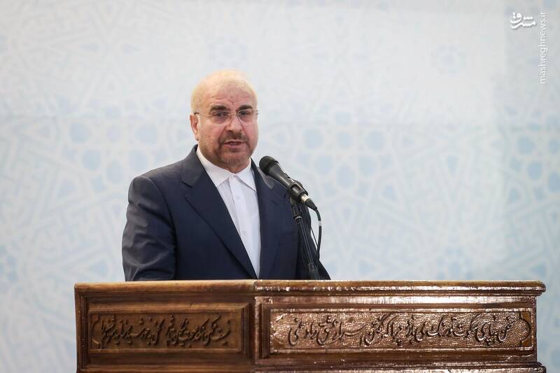 عکس/ سخنرانی قالیباف در مرقد امام خمینی(ره)