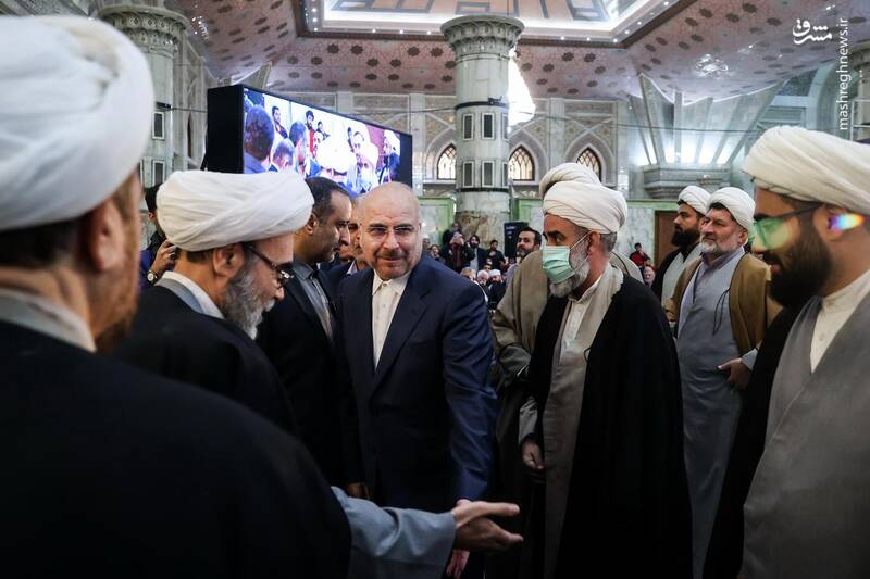 عکس/ سخنرانی قالیباف در مرقد امام خمینی(ره)