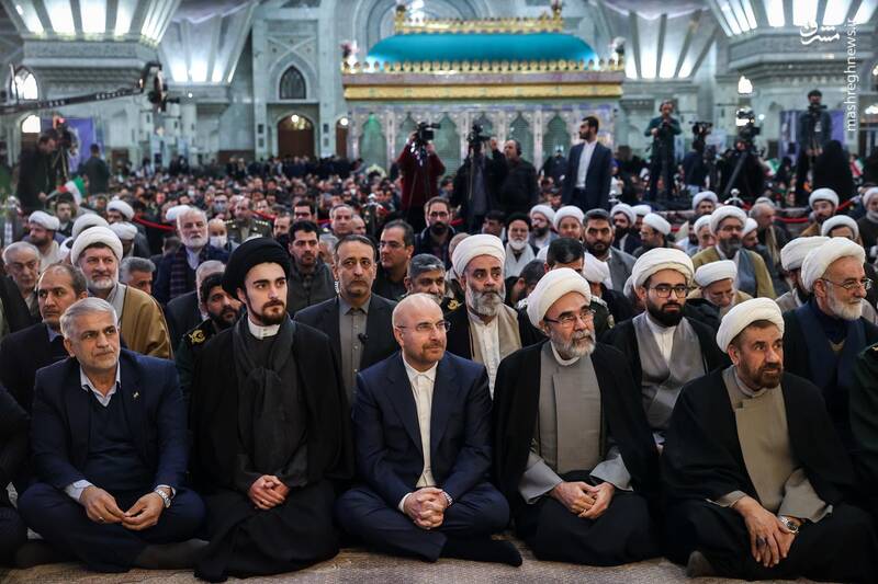 عکس/ سخنرانی قالیباف در مرقد امام خمینی(ره)