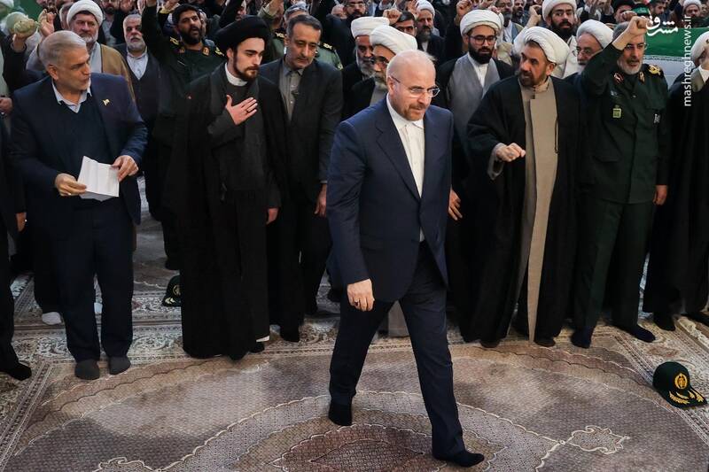 عکس/ سخنرانی قالیباف در مرقد امام خمینی(ره)