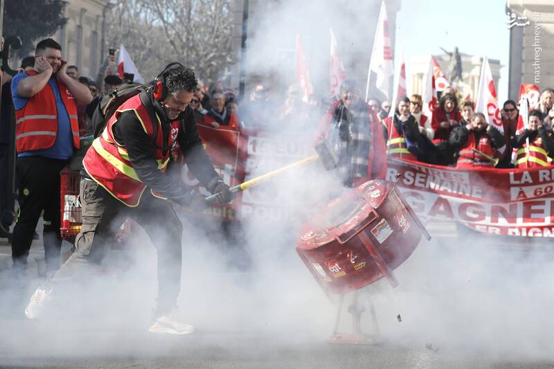 آشوب و اعتصاب به اروپا برگشت؛ فرانسه و انگلیس فلج شدند +عکس و فیلم
