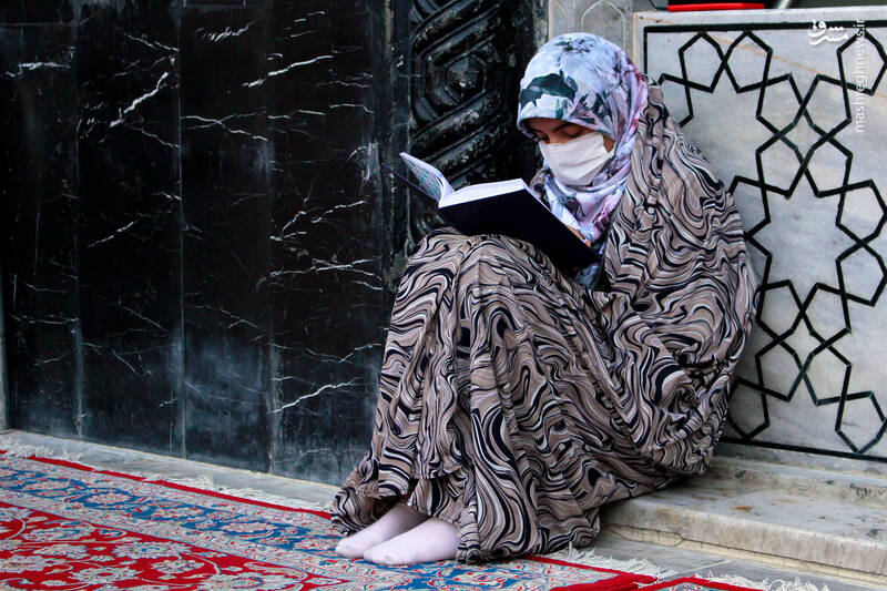 عکس/ اعتکاف رجبیه خواهران در حرم رضوی