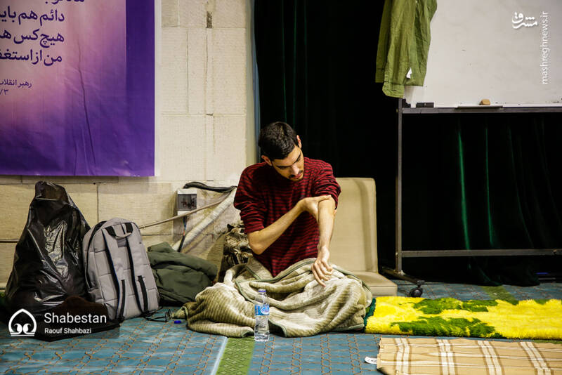 عکس/ مراسم معنوی اعتکاف در دانشگاه تهران