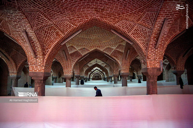 عکس/ مراسم معنوی اعتکاف در تبریز