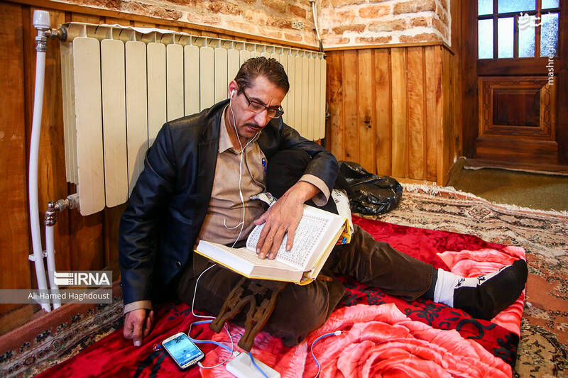 عکس/ مراسم معنوی اعتکاف در تبریز