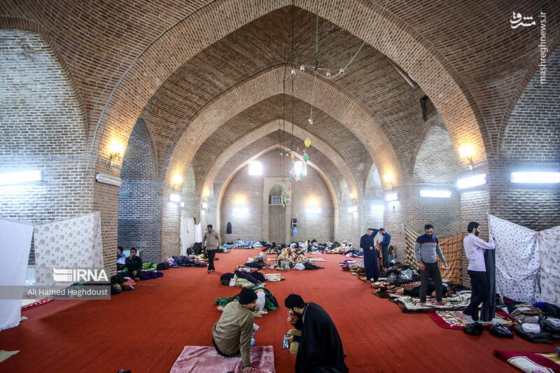 عکس/ مراسم معنوی اعتکاف در تبریز