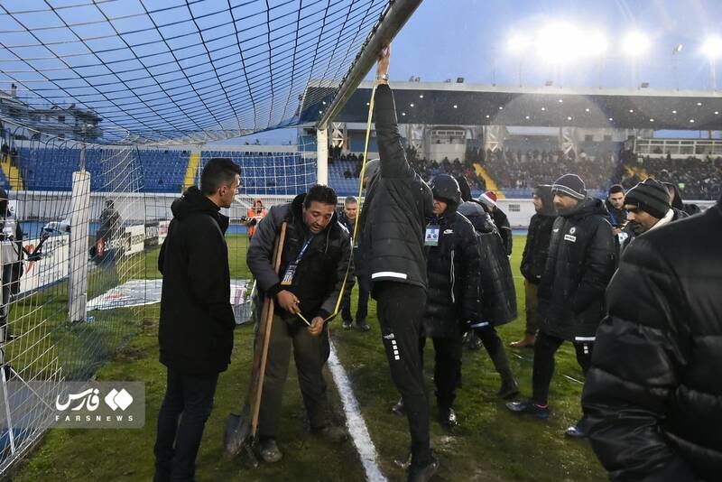 اتفاقی نادر در بازی یاران حاج صفی؛ دروازهها برابر نیستند! +عکس