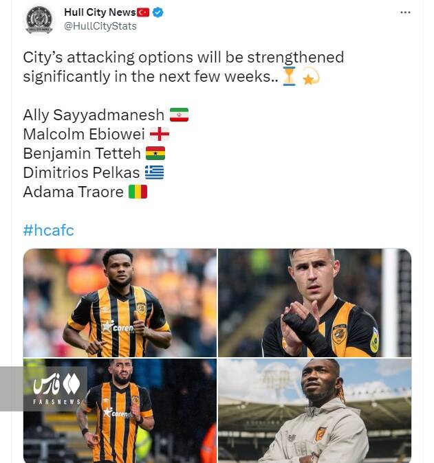 مهاجم ایران در آستانه بازگشت به میادین در انگلیس