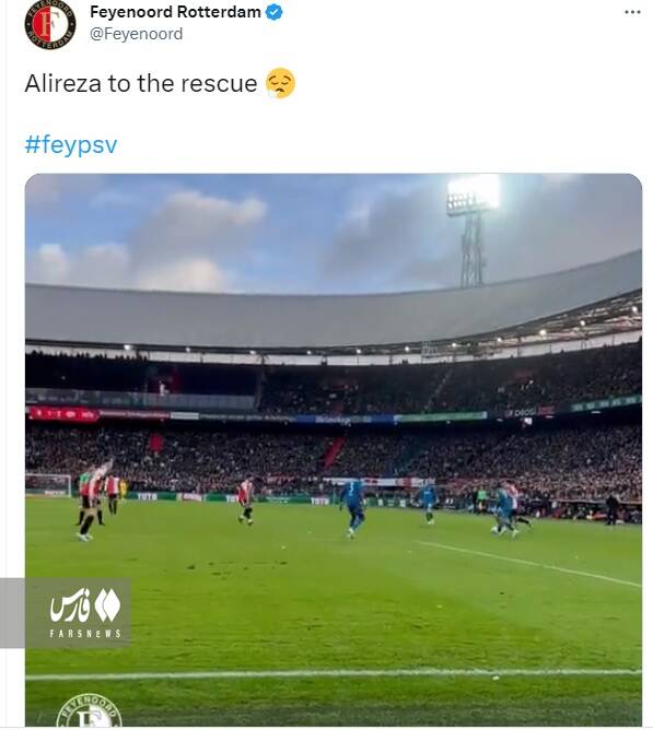 واکنش جالب فاینورد به درخشش جهانبخش +عکس