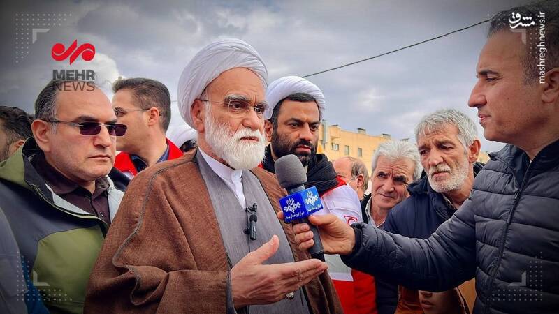 بازدید نماینده ویژه رهبر انقلاب از مناطق زلزله زده خوی+ عکس