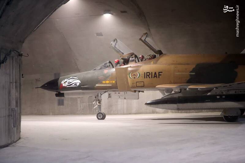 نیروی هوایی ارتش از نخستین پایگاه هوایی زیرزمینی خود با نام عقاب ۴۴ رونمایی کرد+ عکس