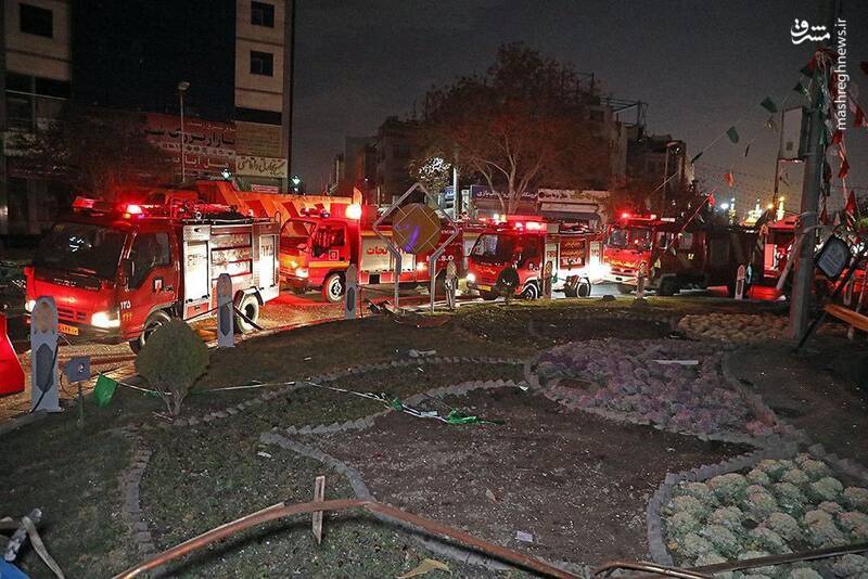 بیل مکانیکی در برخورد با لوله گاز حادثه آفرید +عکس