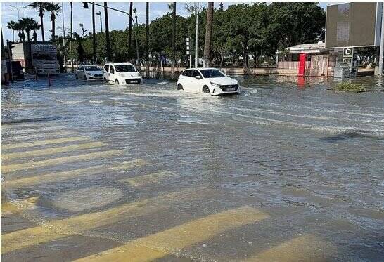 مصائب ترکیه؛ استان حاتای بعد از زلزله زیر آب رفت+ عکس