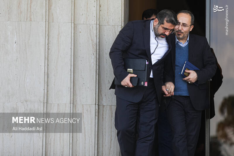 عکس/ هیئت دولت در حیاط دولت