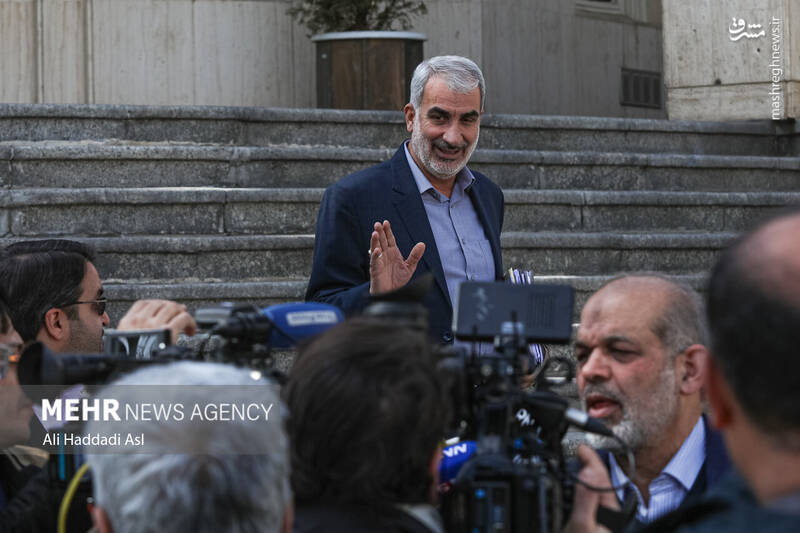 عکس/ هیئت دولت در حیاط دولت