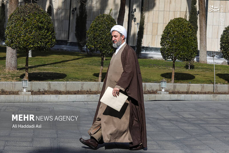 عکس/ هیئت دولت در حیاط دولت